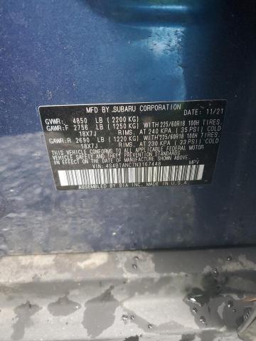 2022 SUBARU OUTBACK LI - 4S4BTANC7N3167448