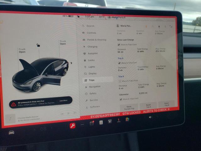 2023 Tesla Model 3 VIN: 5YJ3E1EA0PF692391 Lot: 45721794