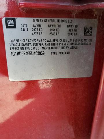 VIN 1G1RD6E46EU162959 2014 Chevrolet Volt no.12