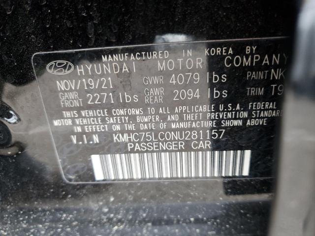 2022 HYUNDAI IONIQ SE - KMHC75LC0NU281157
