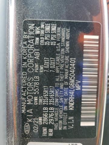 2021 Kia Sorento Ex VIN: KNDRH4LG6M5040401 Lot: 44912994