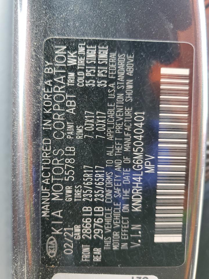 KNDRH4LG6M5040401 2021 Kia Sorento Ex