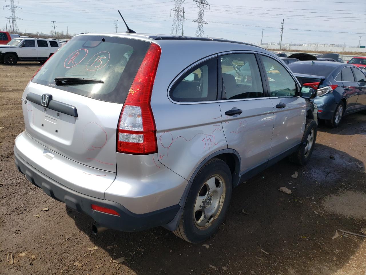 JHLRE48339C007313 2009 Honda Cr-V Lx