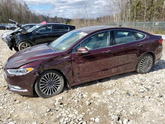 Lot #2428374383 2017 FORD FUSION SE salvage car