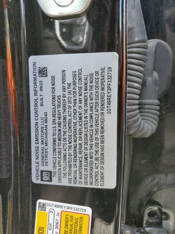 VIN: 1GT49REY3PF132719 2023 GMC SIERRA