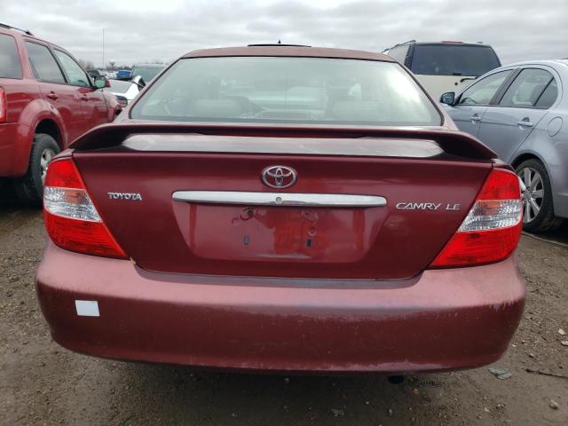Lot #2429104436 2002 TOYOTA CAMRY salvage car