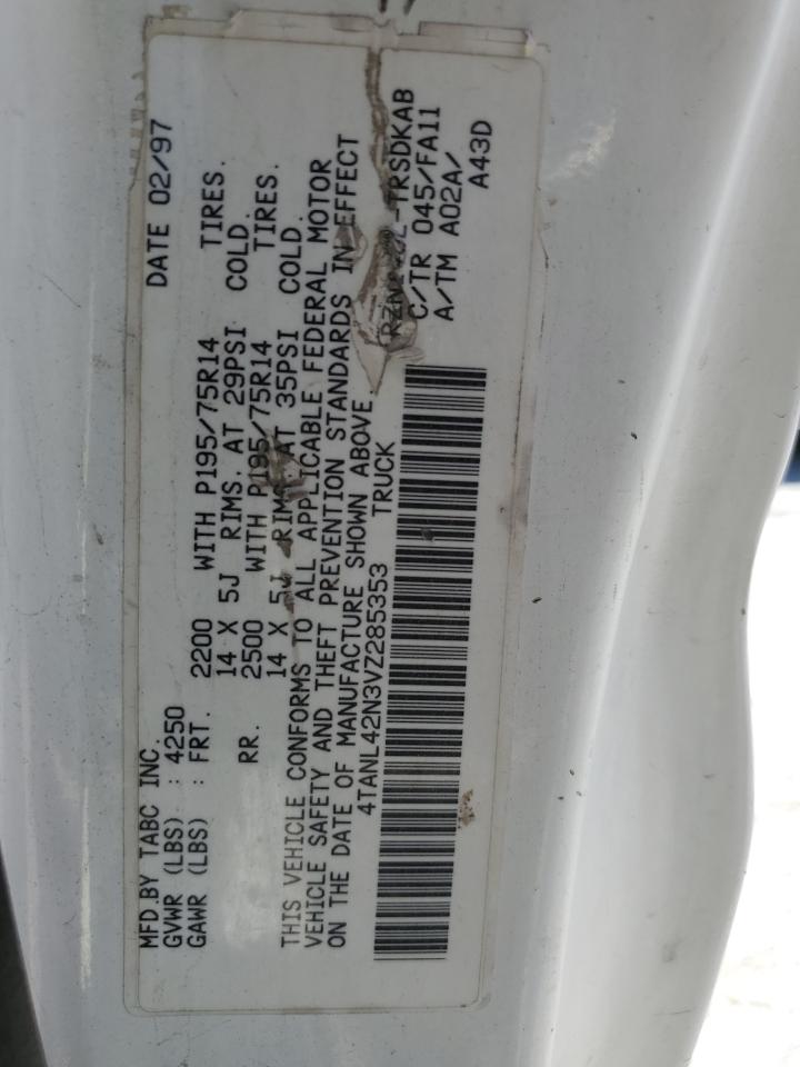 4TANL42N3VZ285353 1997 Toyota Tacoma