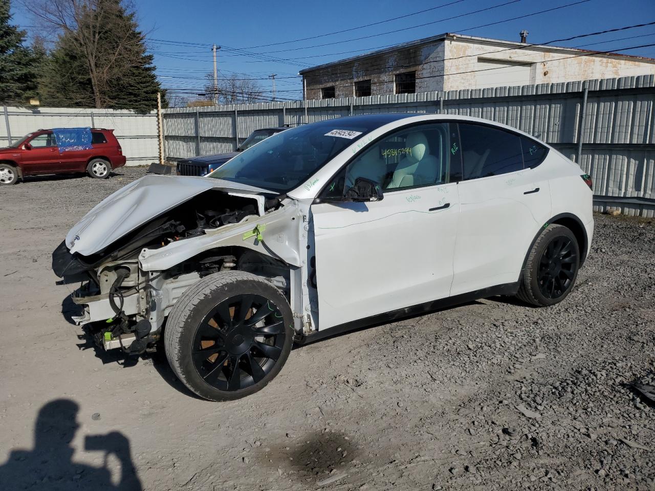 2021 Tesla Model Y vin: 5YJYGDEE0MF080997