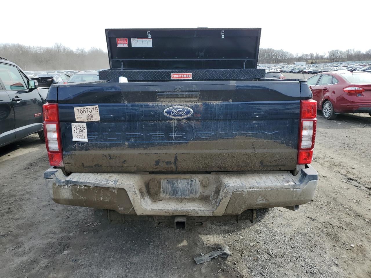 2022 Ford F250 Super Duty vin: 1FT7W2B6XNEG36316