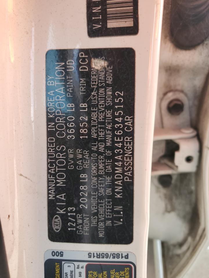 KNADM4A34E6345152 2014 Kia Rio Lx KNADM4A34E6345152 2014 Kia Rio Lx