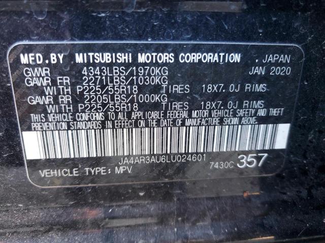 JA4AR3AU6LU024601 Mitsubishi Outlander  12