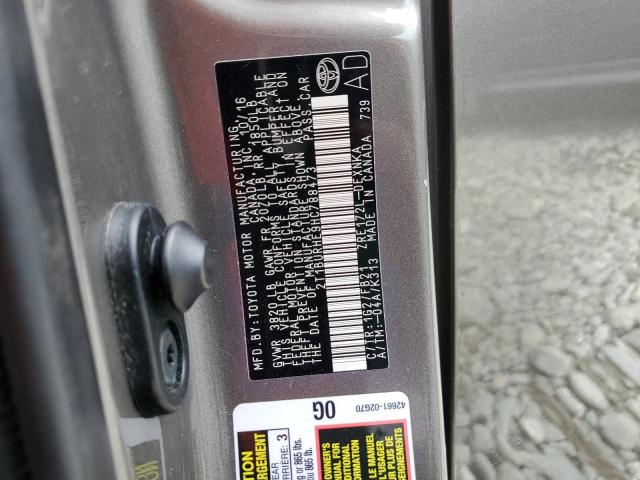 2017 TOYOTA COROLLA L - 2T1BURHE9HC788473