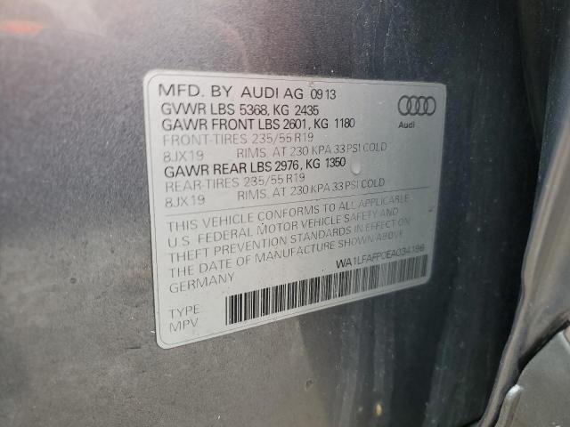 VIN WA1LFAFP0EA034196 2014 Audi Q5, Premium Plus no.12