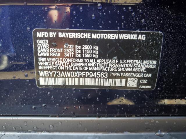 2023 BMW I4 EDRIVE4 WBY73AW0XPFP94563