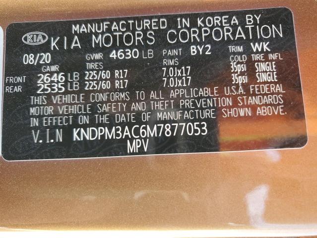 KNDPM3AC6M7877053 Kia Sportage L 13