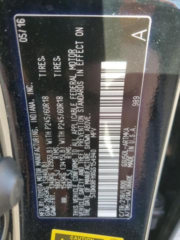 2016 TOYOTA HIGHLANDER - 5TDKKRFHXGS154940