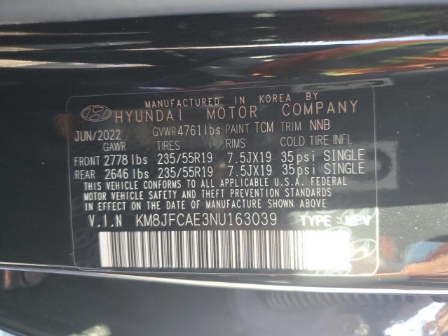 2022 HYUNDAI TUCSON N L KM8JFCAE3NU163039