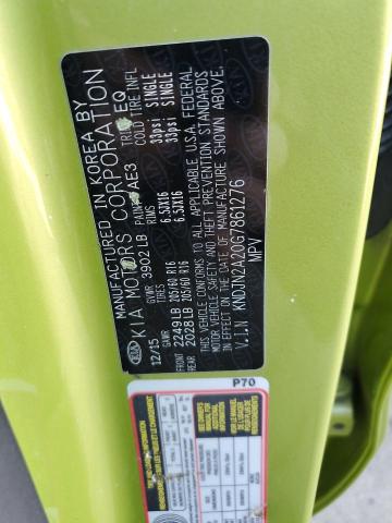 2016 Kia Soul VIN: KNDJN2A20G7861276 Lot: 46248424