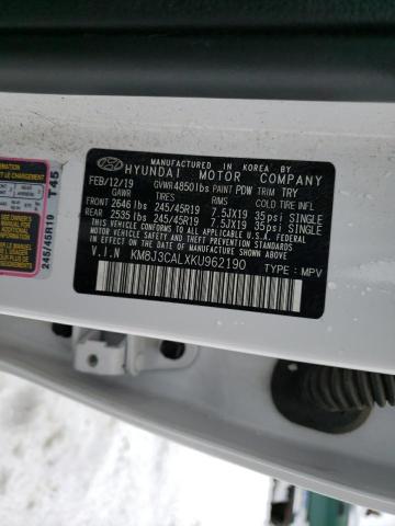 2019 HYUNDAI TUCSON LIM - KM8J3CALXKU962190