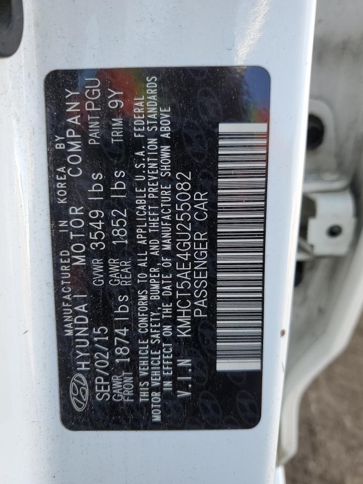 KMHCT5AE4GU255082 2016 Hyundai Accent Se