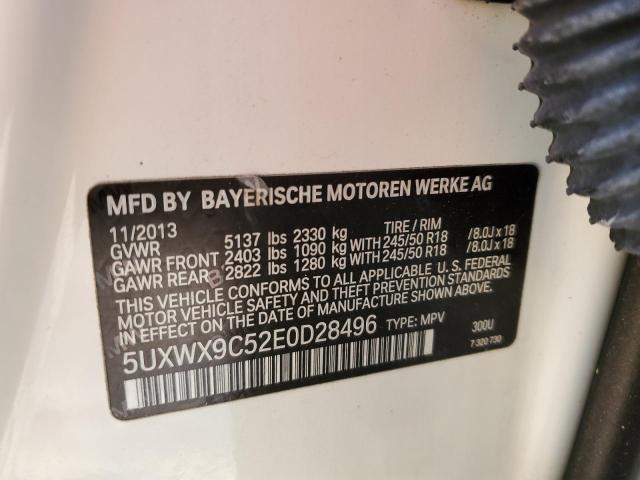  BMW X3 2014 Білий