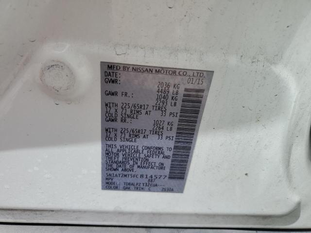 2015 NISSAN ROGUE S - 5N1AT2MT5FC814577