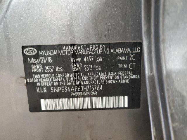 2018 HYUNDAI SONATA SPO - 5NPE34AF6JH715764