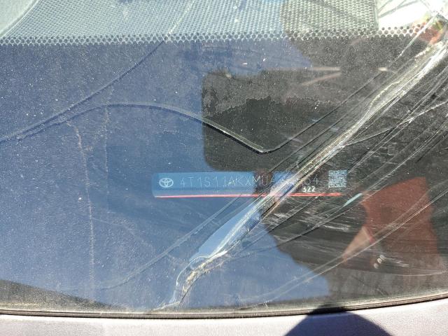 2021 TOYOTA CAMRY NIGH - 4T1S11AKXMU492364