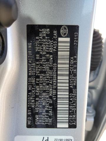 VIN 4T1BF1FK8GU604609 2016 Toyota Camry, LE no.12