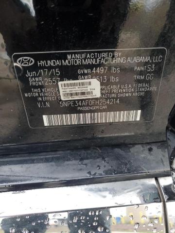 2015 HYUNDAI SONATA SPO - 5NPE34AF0FH254214