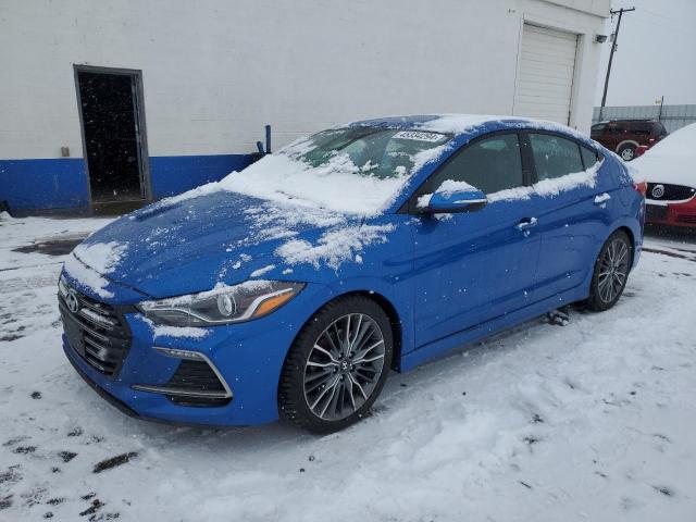 Lot #2397097877 2017 HYUNDAI ELANTRA SP salvage car