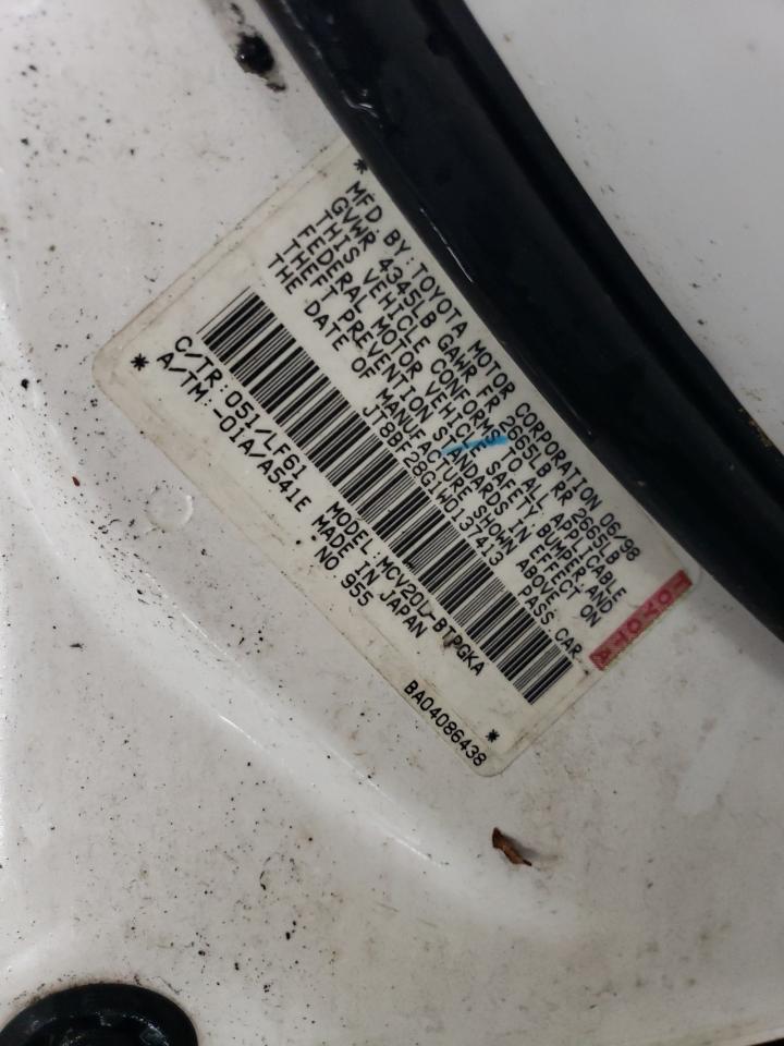 JT8BF28G1W0137413 1998 Lexus Es 300