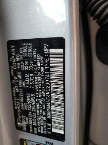 2019 HYUNDAI SANTA FE X - KM8SM4HF4KU299741