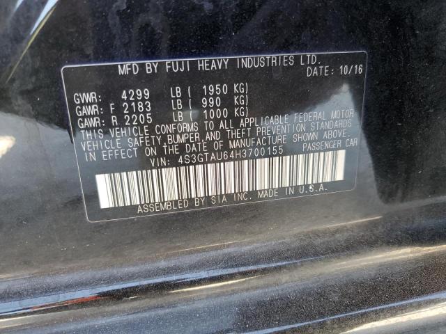 2017 SUBARU IMPREZA LI - 4S3GTAU64H3700155