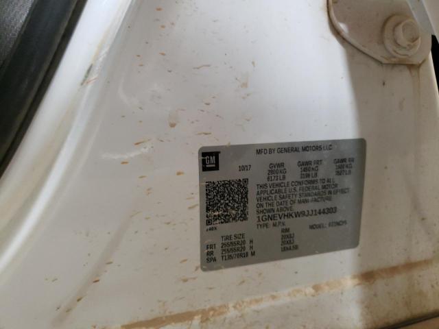 2018 Chevrolet Traverse Lt VIN: 1GNEVHKW9JJ144303 Lot: 45819184