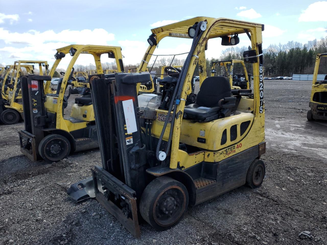 Lot #3242791974 2009 HYSTER FORKLIFT