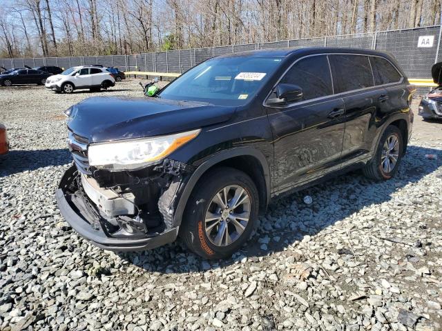 VIN 5TDBKRFH0ES059347 2014 Toyota Highlander, LE no.1