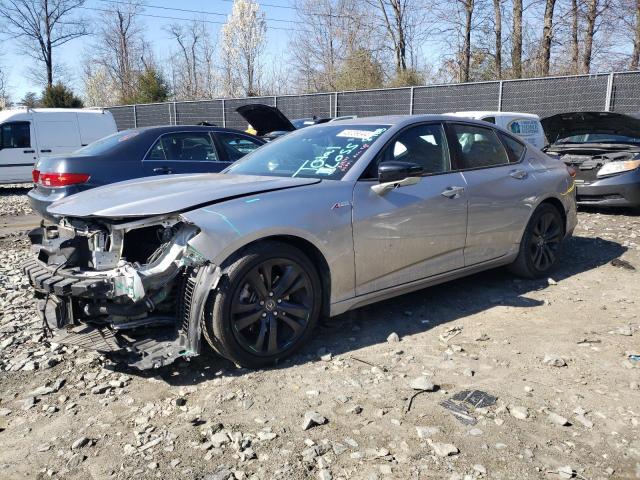 Lot #2501389243 2021 ACURA TLX TECH A salvage car