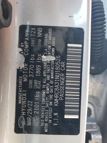 2022 HYUNDAI VENUE SEL - KMHRC8A31NU180526