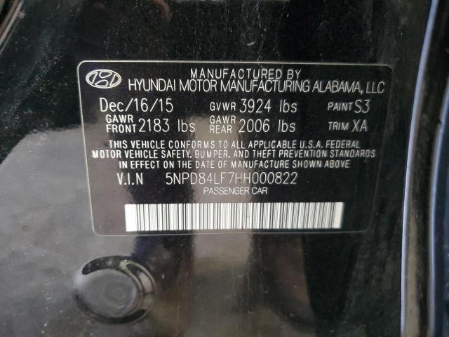 2017 HYUNDAI ELANTRA SE - 5NPD84LF7HH000822