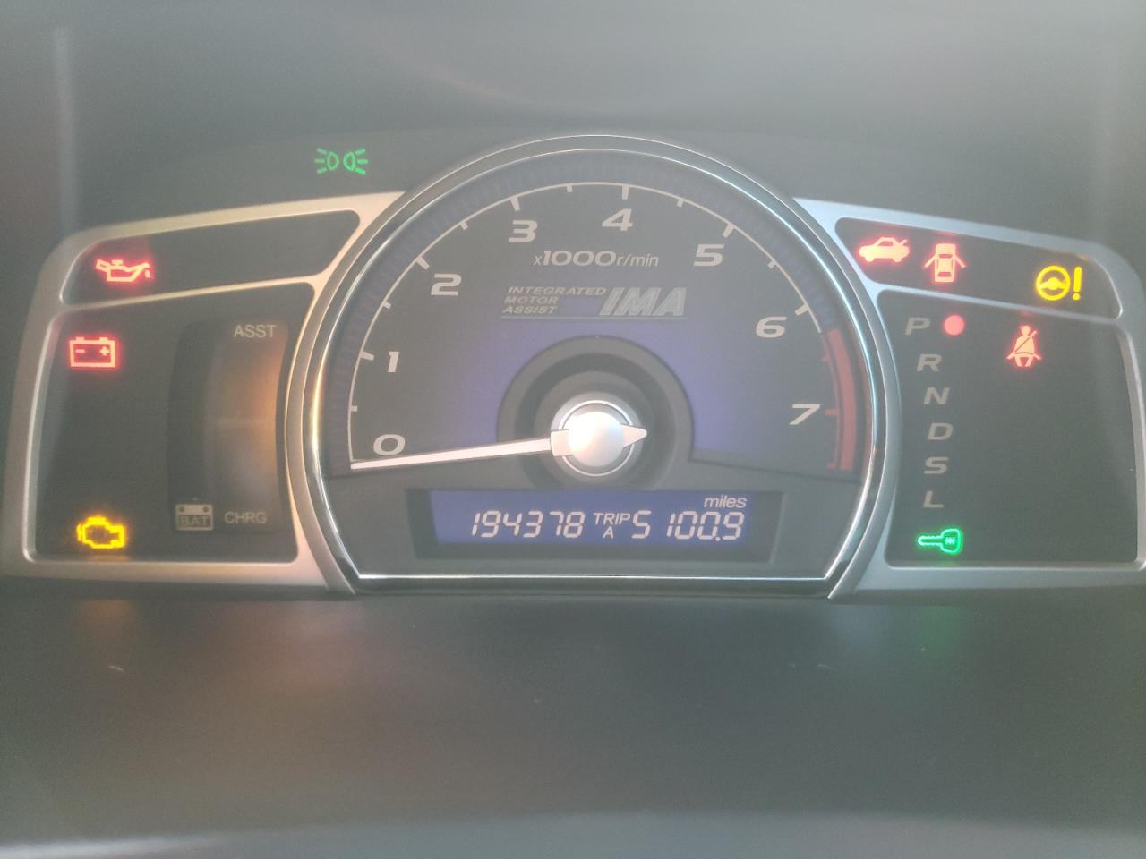 JHMFA36287S014856 2007 Honda Civic Hybrid