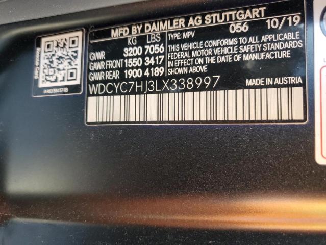 VIN WDCYC7HJ3LX338997 2020 Mercedes-Benz G-Class, 6... no.13