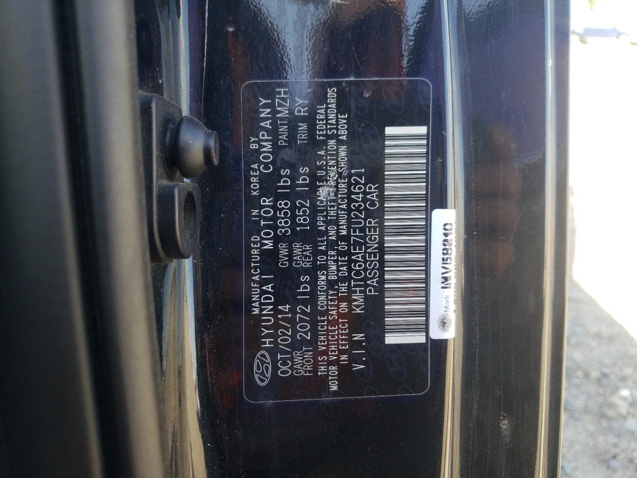 KMHTC6AE7FU234621 2015 Hyundai Veloster Turbo