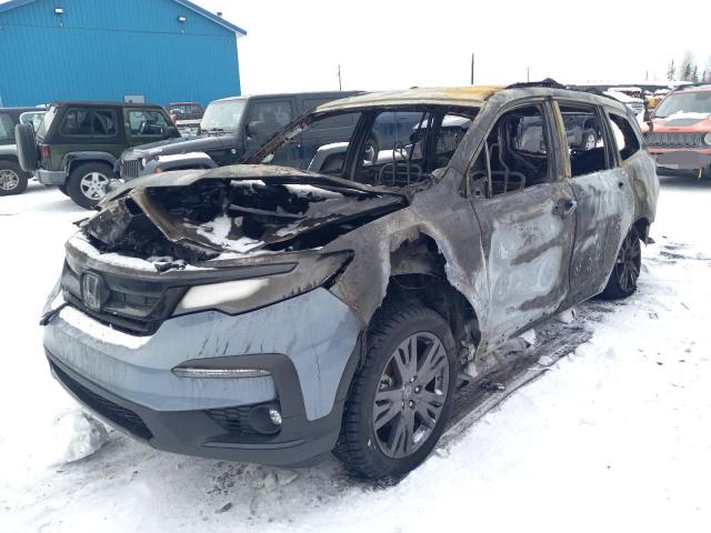 Lot #2453062528 2022 HONDA PILOT salvage car