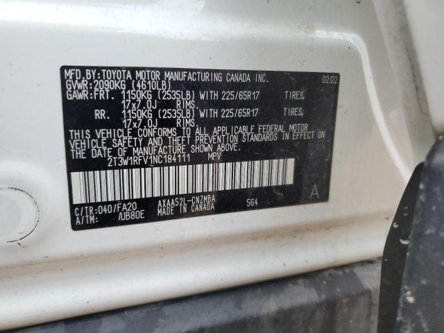 2022 TOYOTA RAV4 XLE - 2T3W1RFV1NC184111