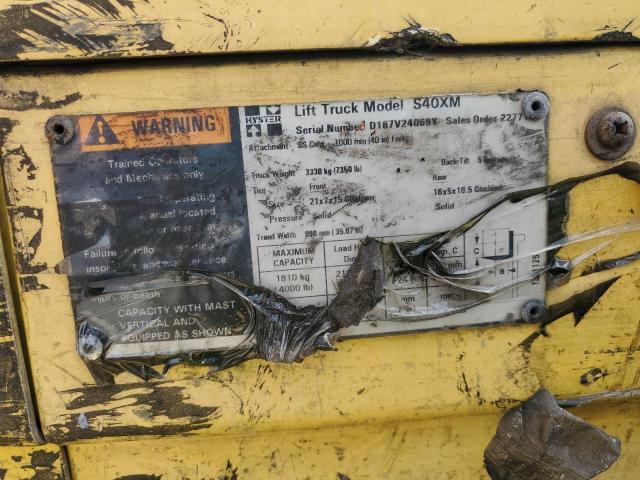 2001 HYSTER FORKLIFT #3125993967
