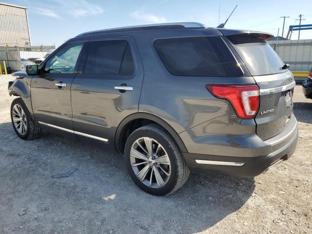 FORD EXPLORER L 2018 gray  gas 1FM5K7F87JGA46886 photo #3