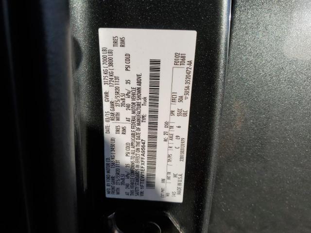 2015 FORD F150 SUPER - 1FTEW1EFXFFA95647