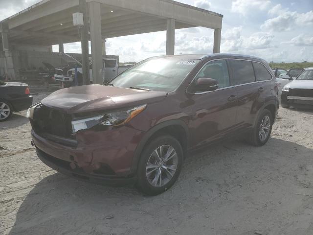 VIN 5TDKKRFH3ES013219 2014 Toyota Highlander, Xle no.1