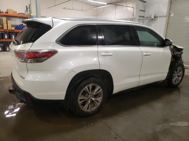 VIN 5TDJKRFHXES050750 2014 Toyota Highlander, Xle no.3